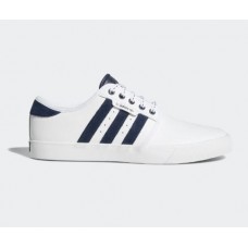 Zapatillas Adidas Skateboarding Seeley Blancas Azules